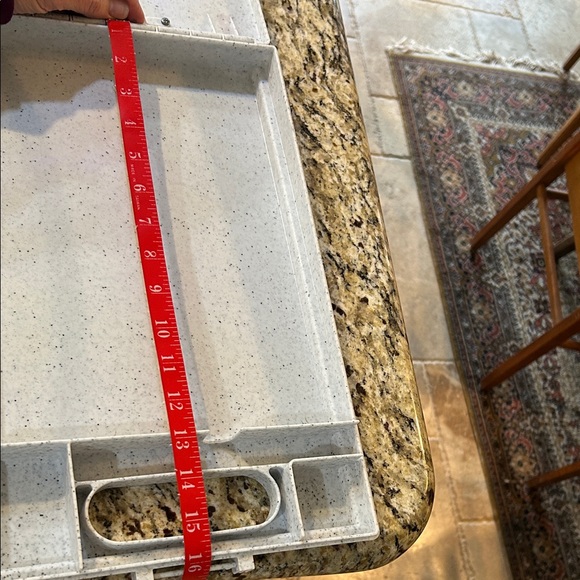 Dexas White Clipboard with Solar Calculator & Inside Storage & Handle - Picture 8 of 14